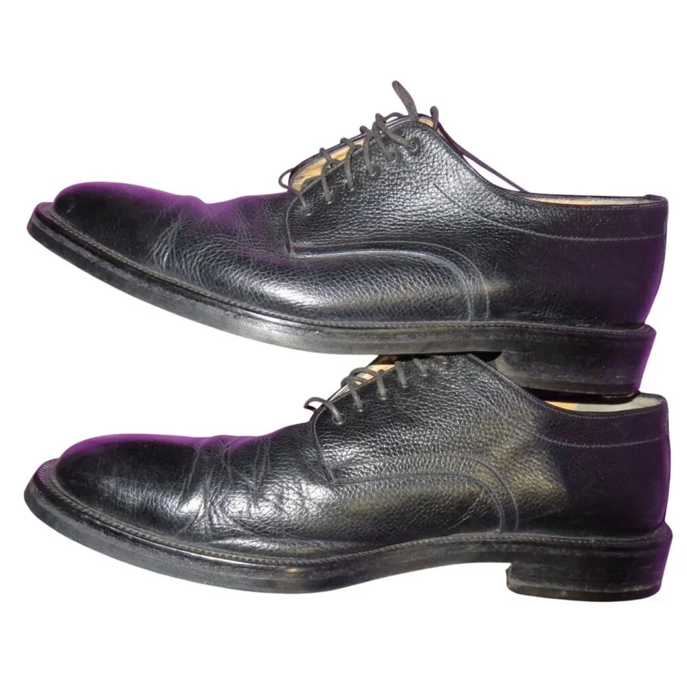 Bruno Magli Edgar Men's Black Italian Leather Oxford Lace Up Dress Shoes 12